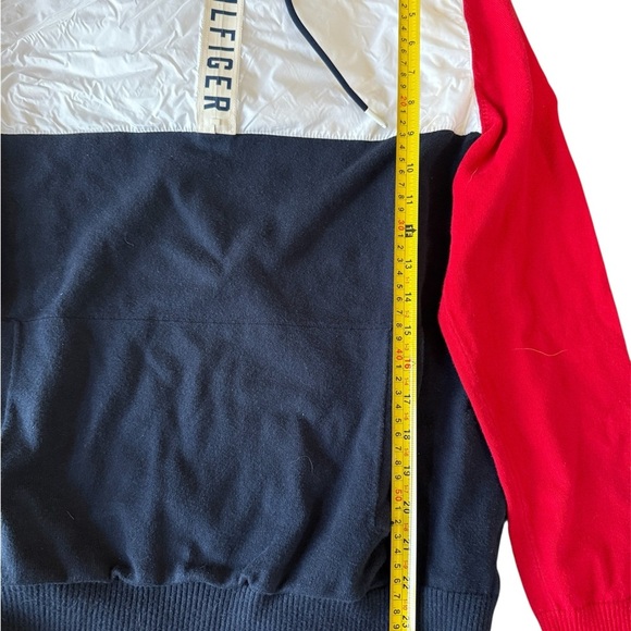 Tommy Hilfiger Navy and Red Pullover - Picture 3 of 7